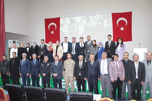 Kaymakamımız ve Belediye Başkan V. Oğuzhan Ocak 24 Kasım Öğretmenler Günü Kutlama Programına Katıldı